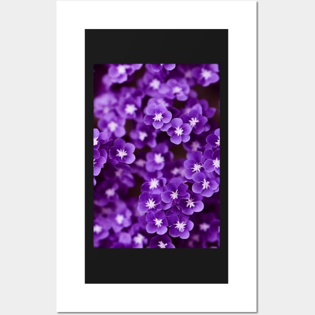 Beautiful Violet Flowers, for all those who love nature #123 Wall Art by Endless-Designs